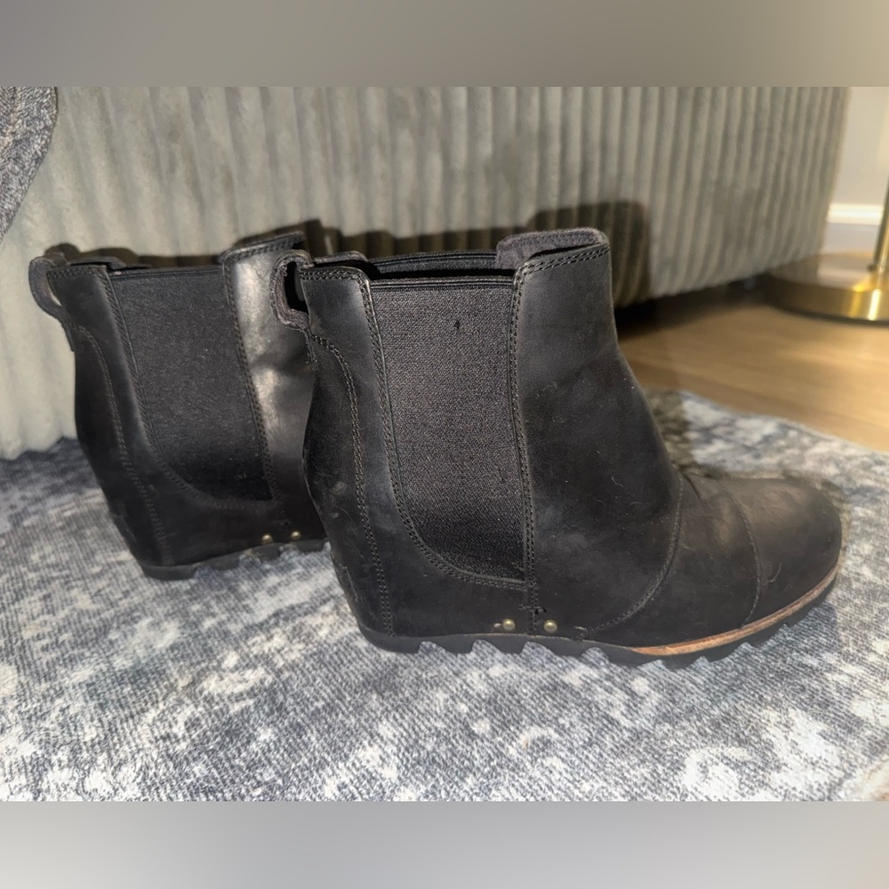 Sorel Black Ankle Booties